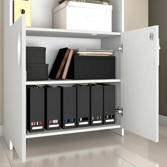 Multiuso Escrit�rio 2 Portas Branco Larg. 0.70m - Not�vel