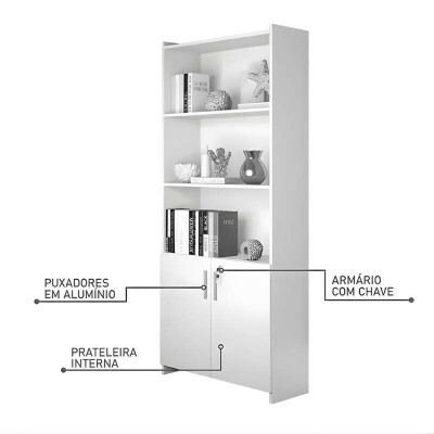 Multiuso Escrit�rio 2 Portas Freij� Larg. 0.70m - Not�vel