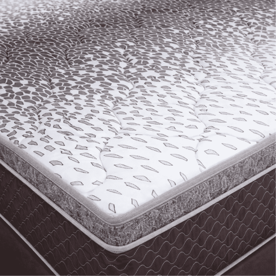Colch�o Opala Queen Molas Ensacadas - Gazin + Box Queen Bipartida Sued Marrom - Ortobel - 158x198x69 | Suporta at� 240kg