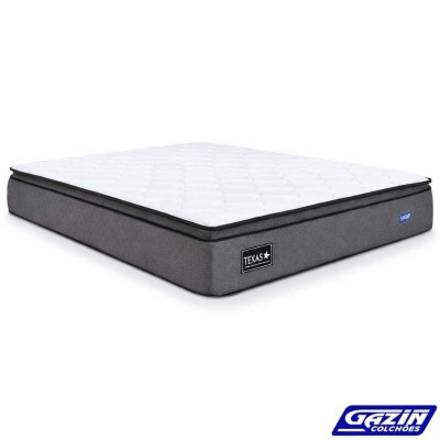 Colch�o Casal Texas 138x188x29 Molas BlueWave - Gazin | Suporta at� 240kg