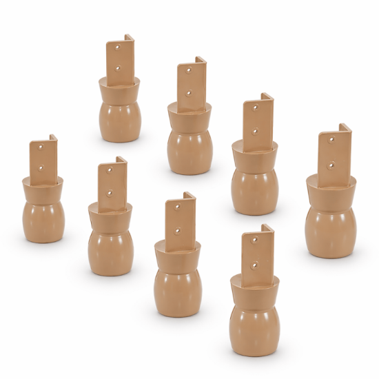Kit 8 P�s Cinamomo Pl�stico - D Doro