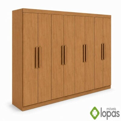 Guarda-roupa Andara Am�ndoa 8 Portas 4 Gavetas Larg. 2.36m - M�veis Lopas