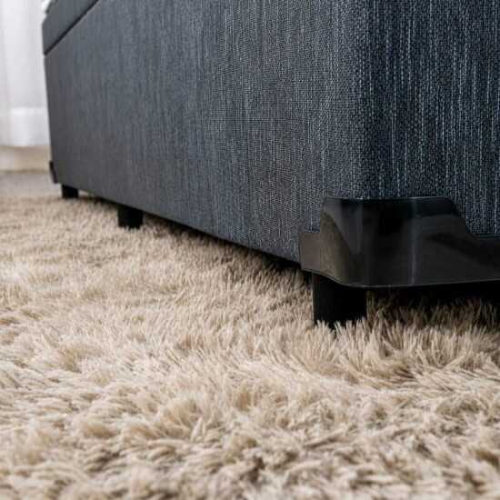 Colch�o Casal Essential Molas Ensacadas Pocket - Inovaflex + Box Ba� Casal Prime Confort Linh�o Petr�leo Blindado - Issacar 138x188x75 | Suporta at� 250kg