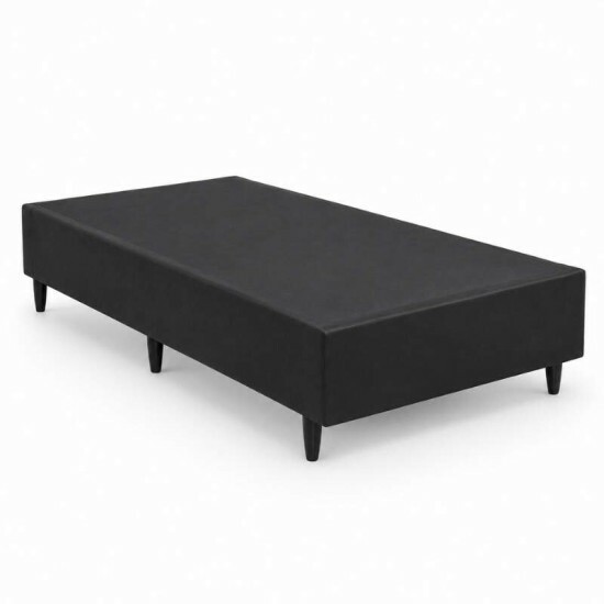 Box Solteiro Korino Preto 88x188x37 - Ortobel