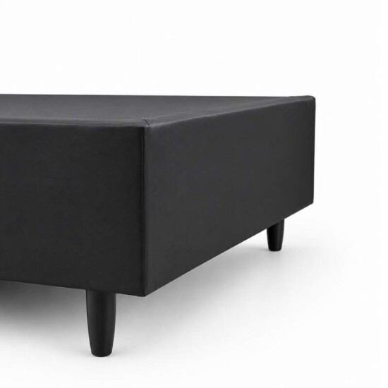 Box Solteiro Korino Preto 88x188x37 - Ortobel