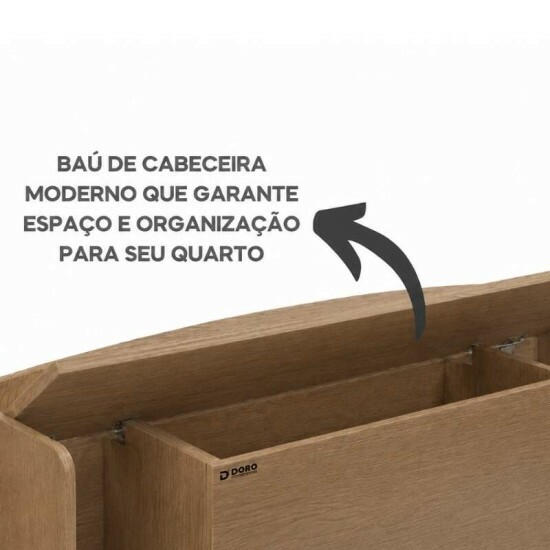 Cama Solteiro Mil�nio + Cama Auxiliar Solteiro 2 Gavetas Castanho - D Doro