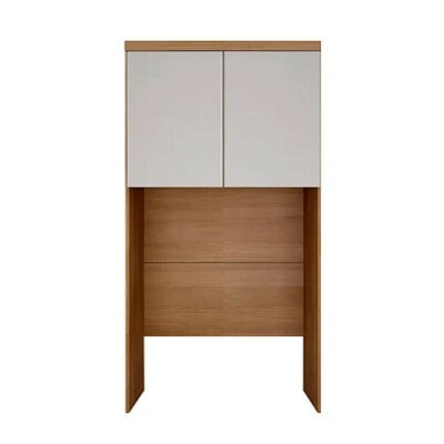 Modulado A�reo Solteiro Rizon Cumaru/Fendi Larg. 1.25m 2 Portas - Novo Horizonte