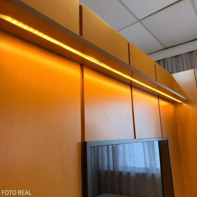 Prateleira Luci C/LED Nature Larg. 1.80m - JB Bechara