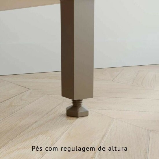 Torre Quente Fl�rida + Arm�rio A�reo Florida Ripado 1.20m Cinamomo/Off - Sall�to