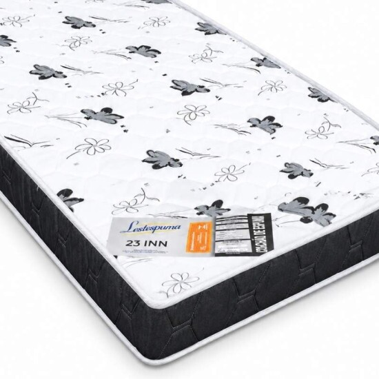Colch�o Solteiro D23 100% Espuma 88x188x14 Lestespuma | Suporta at� 80kg