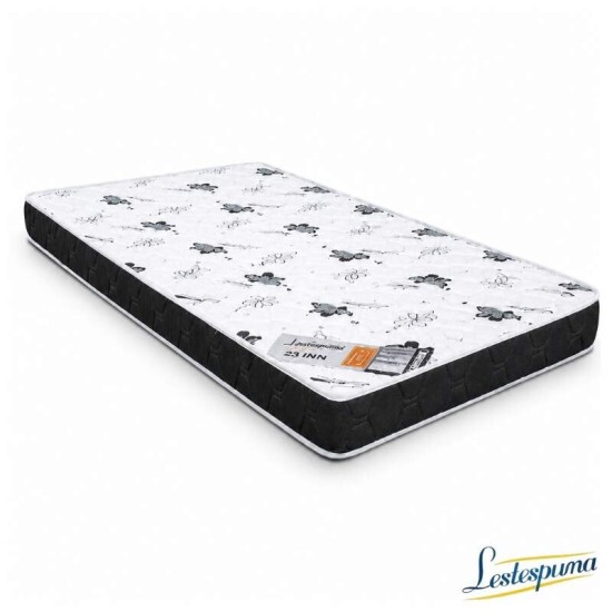 Colch�o Solteiro D23 100% Espuma 88x188x14 Lestespuma | Suporta at� 80kg