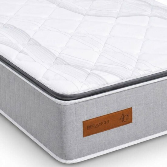 Colch�o Queen Belaggio 158x198x32 Molas Ensacadas - Bianchi | Suporta at� 400kg