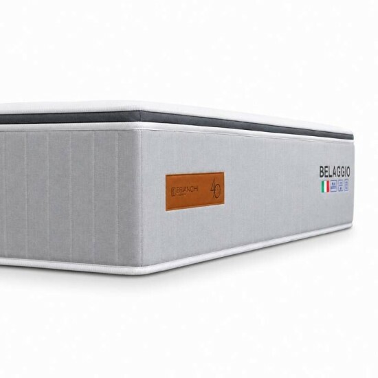 Colch�o Queen Belaggio 158x198x32 Molas Ensacadas - Bianchi | Suporta at� 400kg