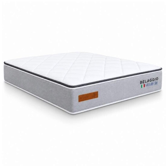 Colch�o Casal Belaggio Molas Ensacadas - Bianchi Colch�es + Base Box Ba� Casal Prime Confort Linh�o Petr�leo Blindado - Issacar 138x188x77 | Suporta at� 200kg