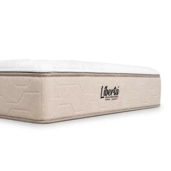 Colch�o Queen Libert� 158x198x32 Molas Ensacadas - Inovaflex | Suporta at� 120kg
