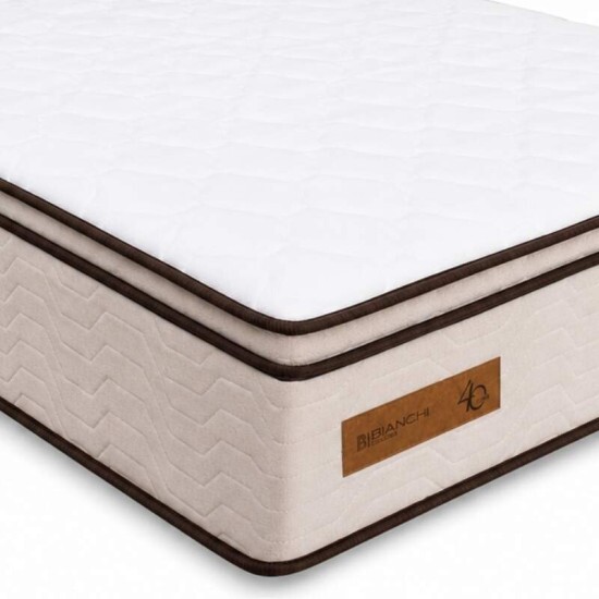 Colch�o Queen Cashmere Prime 158x198x35 Molas Ensacadas - Bianchi | Suporta at� 400kg