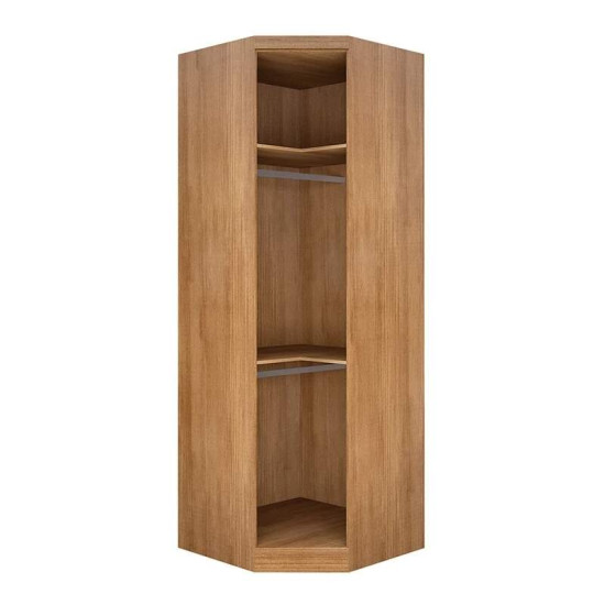 Modulado Queen Cumaru/Fendi Fosco 1 Guarda-Roupa Rizon New 4 Pts + 2 Criado Rizon + 1 Canto Obl�quo Rizon C/Porta de Vidro + 1 A�reo 4 portas Rizon - Novo Horizonte