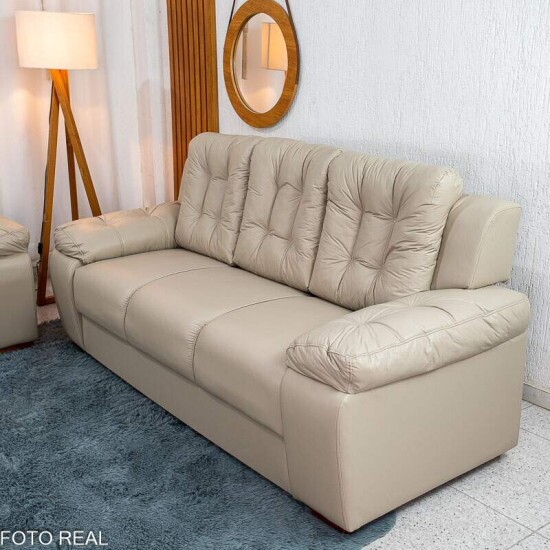 Sof� 3 e 2 lugares 240 Courvin Areia - Rondom�veis
