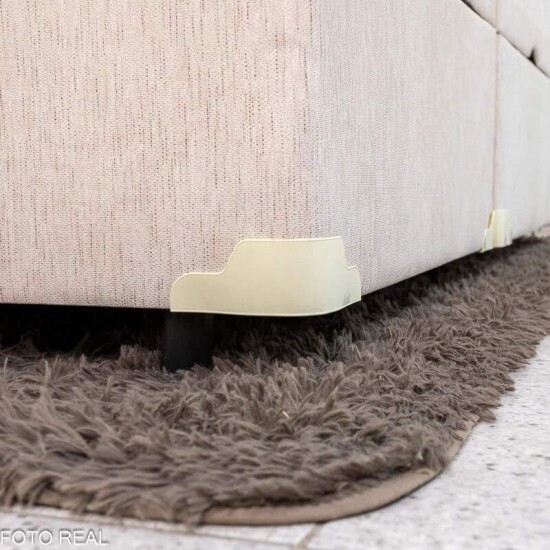 Base Box Ba� Casal Bipartido Prime Confort Linh�o Palha Blindado 138x188x45 - Issacar