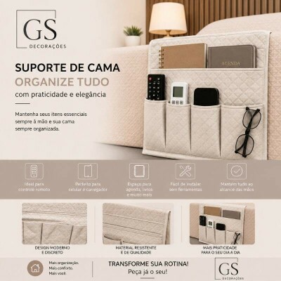 Suporte de Cama Corino Marfim