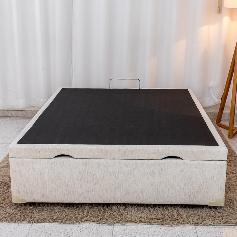 Colch�o Casal Ortop�dico Classic Supreme Lestespuma + Base Box Ba� Casal Confort Korino Palha Blindado Issacar - 138x188x64