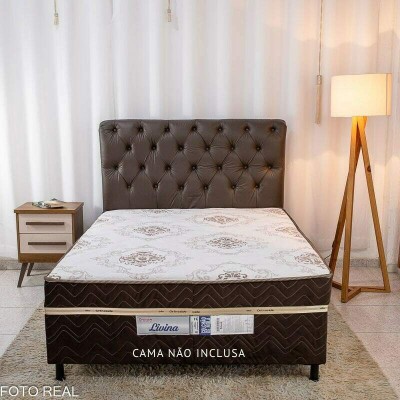 Cabeceira Casal Lav�nia Korino Marrom Larg. 1.40m