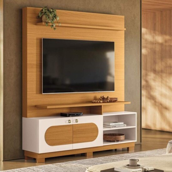 Home 1,60m Axis Cinamomo/Off para TV at� 60\" - HB M�veis