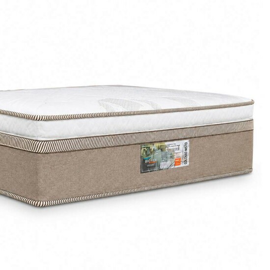 Colch�o Casal Dom 138x188x32 Molas Ensacadas - Bioflex | Suporta at� 240kg