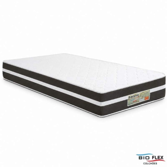 Colch�o Solteiro Molas Ensacadas Classic Bioflex 88x188x22 cm - Suporta at� 120kg