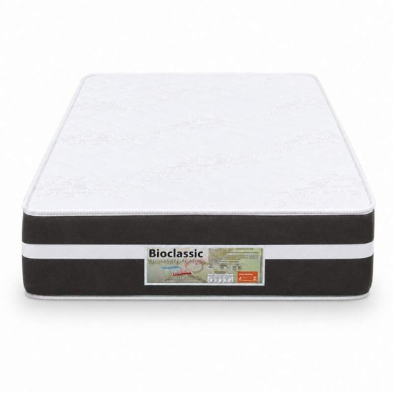 Colch�o Solteiro Molas Ensacadas Classic Bioflex 88x188x22 cm - Suporta at� 120kg