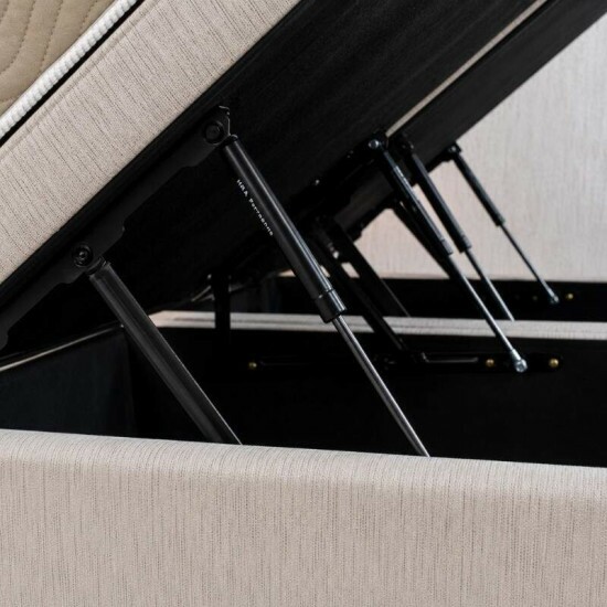 Colch�o Queen Airtech Springpocket Molas Ensacadas - Ortobom + Base Box Ba� Queen Bipartido Prime Confort Linh�o Palha Blindado - Issacar 158x198x70 | Suporta at� 240kg