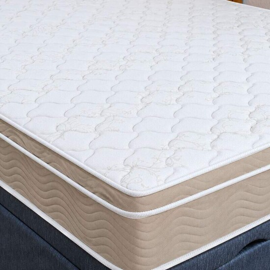 Colch�o Queen Airtech Springpocket Molas Ensacadas - Ortobom + Base Box Ba� Queen Bipartido Prime Confort Linh�o Petr�leo Blindado - Issacar 158x198x70 | Suporta at� 240kg
