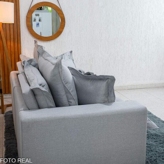 Sof� Retr�til Bolt 2.00m Linho Gelo - Sem Caixa