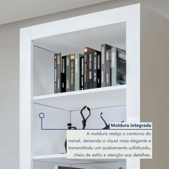 Multiuso 0,63m Flex Branco - Valdem�veis