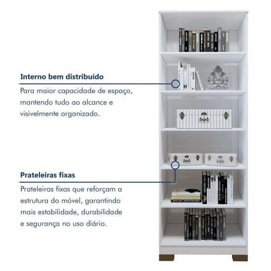 Multiuso 0,60m Natal Branco 2 Portas - Valdem�veis