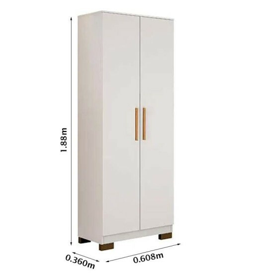 Multiuso 0,60m Natal Branco 2 Portas - Valdem�veis