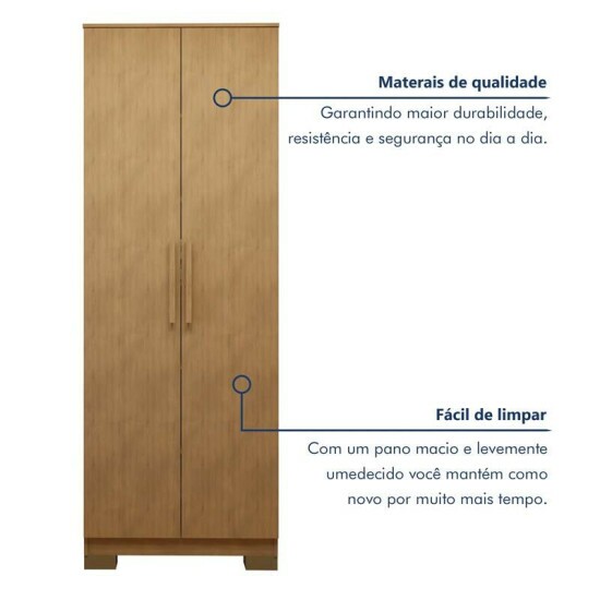 Multiuso 0,60m Natal Cinamomo 2 Portas - Valdem�veis
