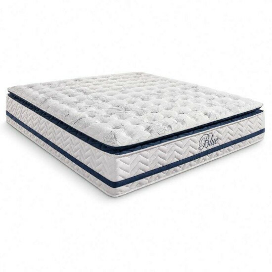 Colch�o Casal Molas Ensacadas Blue Paropas 138x188x32 cm | Suporta at� 300kg
