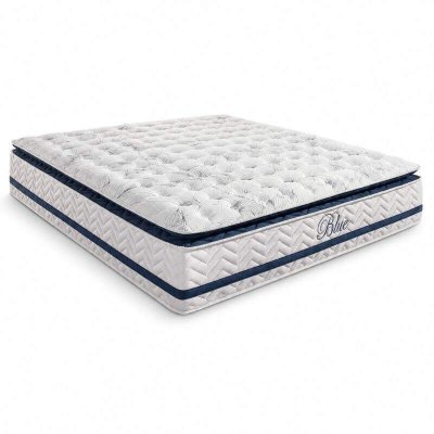Colch�o Queen Molas Ensacadas Blue Paropas 158x198x32 cm | Suporta at� 300kg