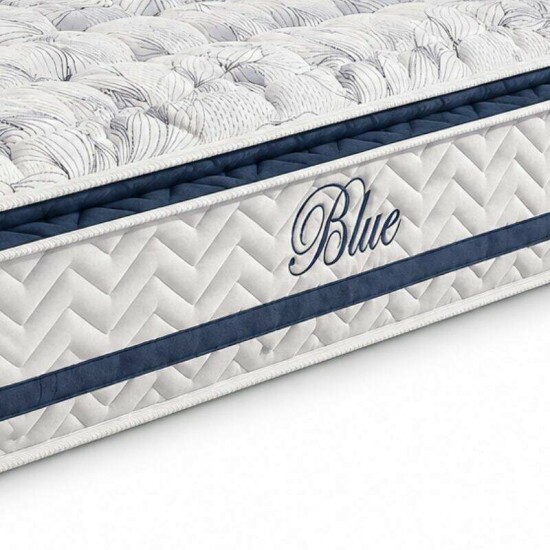 Colch�o Queen Molas Ensacadas Blue Paropas 158x198x32 cm | Suporta at� 300kg