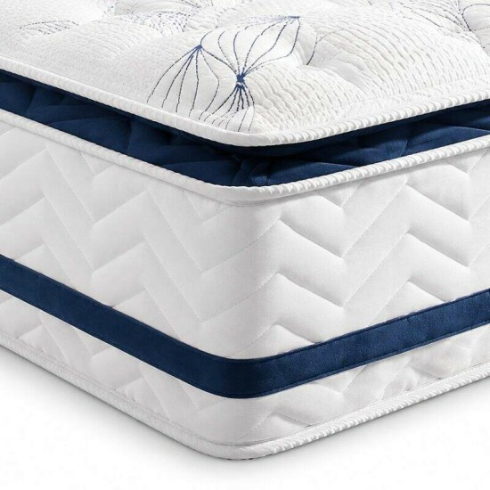 Colch�o Queen Molas Ensacadas Blue Paropas 158x198x32 cm | Suporta at� 300kg