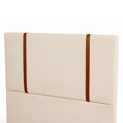Cabeceira Casal Renata Corino Bege Larg. 1.40m