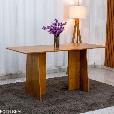 Mesa de Jantar Londres Tampo 160x80 Londres Cinamomo - Cel M�veis
