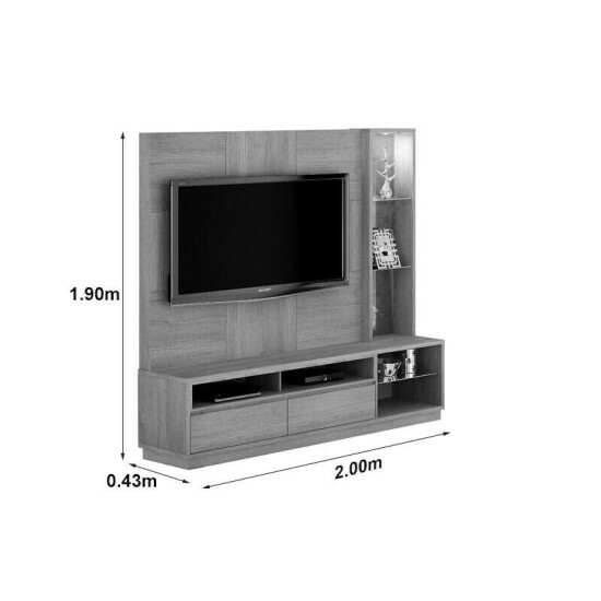Home Nevada TV at� 60 Polegadas Cinamomo/Off Valdem�veis