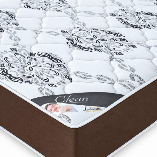 Colch�o Queen Molas Ensacadas Clean Lestespuma 158x198x32 cm | Suporta at� 200kg