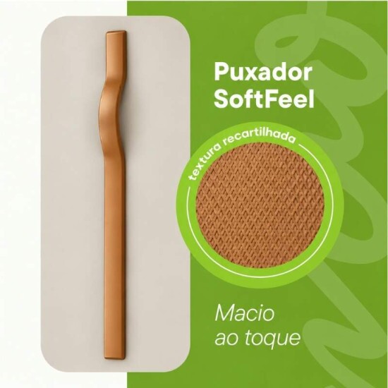 Guarda-roupa Casal 2,71m Suavit� Am�ndoa Clean/Off 6 Portas 6 gavetas + C�moda 0,89m Suavit� Am�ndoa Clean/Off 4 Gavetas - Lopas