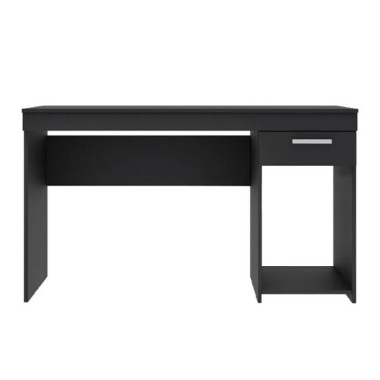 Mesa Office NT 2070 Larg. 1.08m Preto 1 Gaveta Not�vel - Oferta
