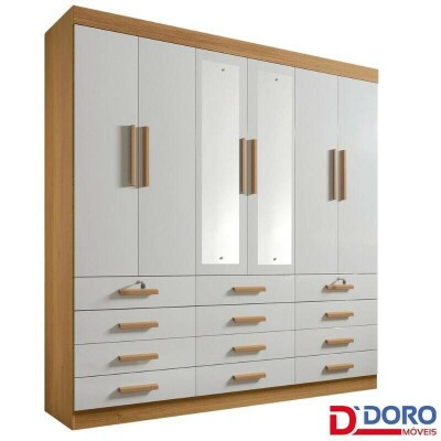 Kit 2 Espelhos Roupeiro M�naco D Doro