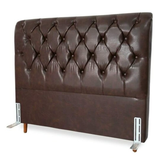 Cabeceira Queen Lav�nia Korino Marrom Larg. 1.60m