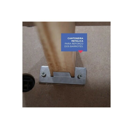 Cama Solteiro Mil�nio Cinamomo Cabeceira C/ Ba� Larg. 1.30m - D Doro